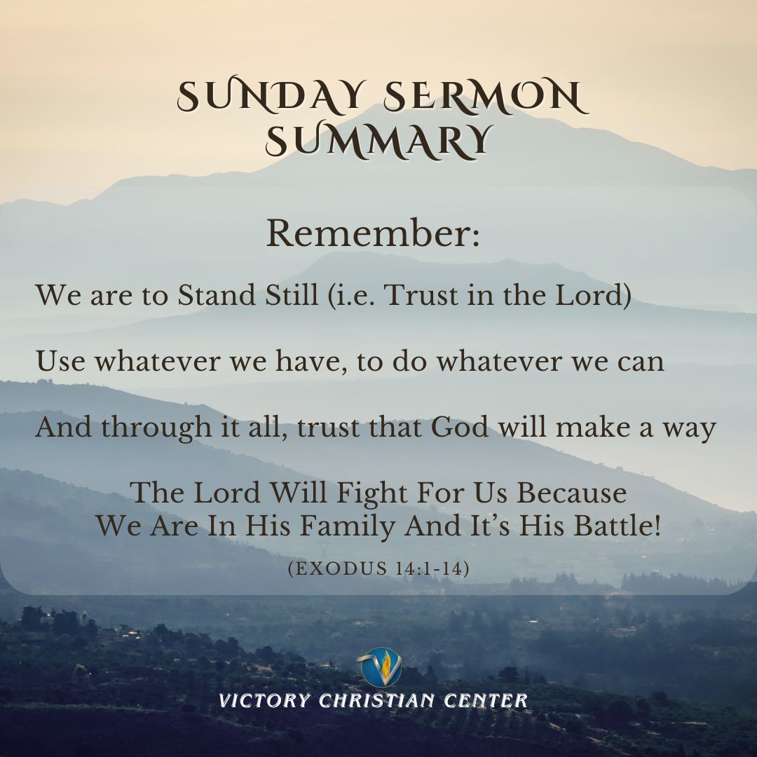 The Lord Will Fight For You